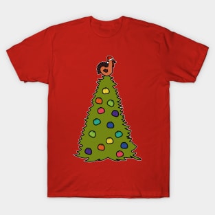 Thanksgiving Tree with Turkey Topper Graphic T-Shirt